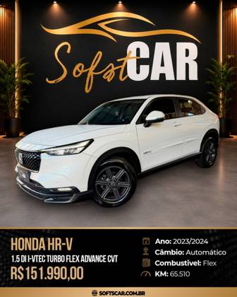 HONDA HR-V 1.5 DI I-VTEC TURBO FLEX ADVANCE CVT HONDA HR-V 1.5 DI I-VTEC TURBO FLEX ADVANCE CVT